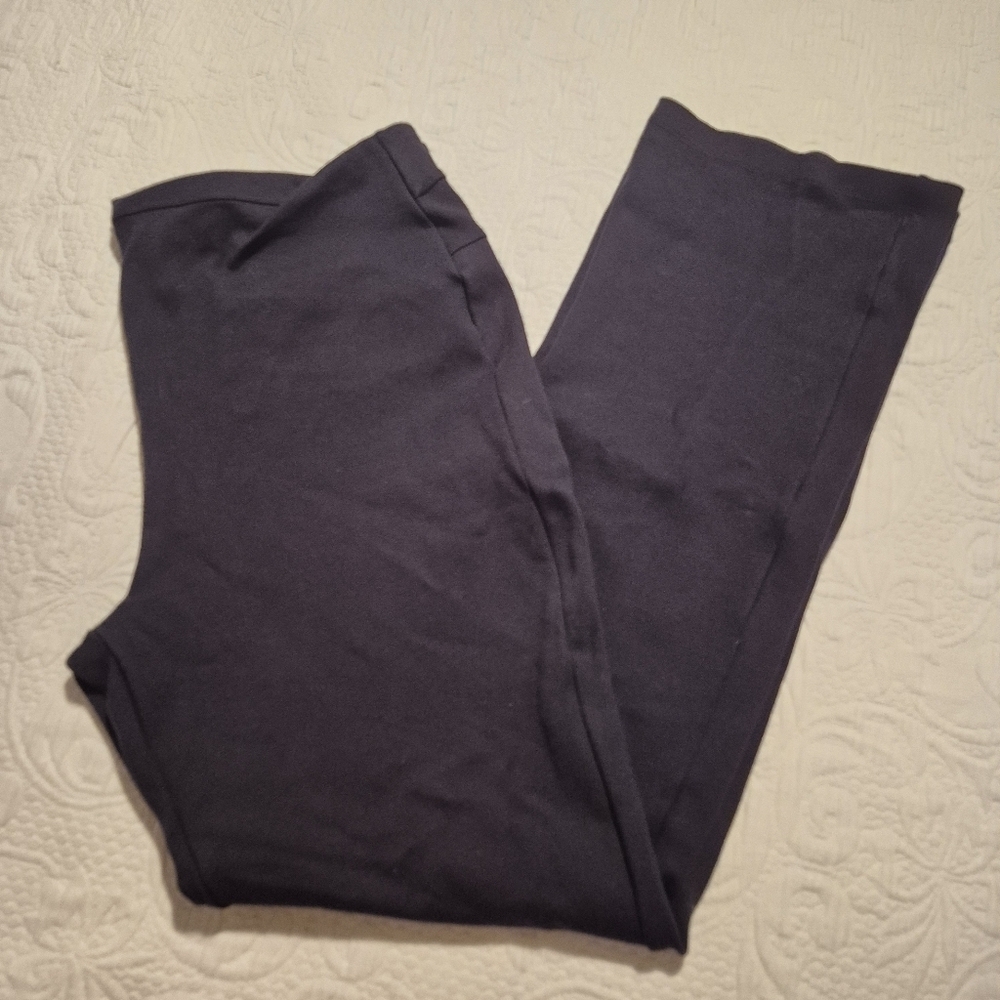 Soft Surroundings women's Tall XL black Perfectly Ponte bootcut pants VVGUC